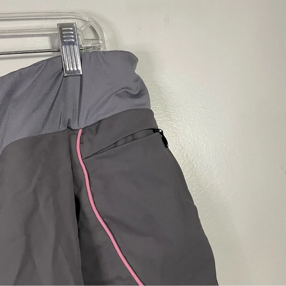 Fulbelle Athletic Activewear Casual Loungewear Shorts Grey Pink Size 2XL